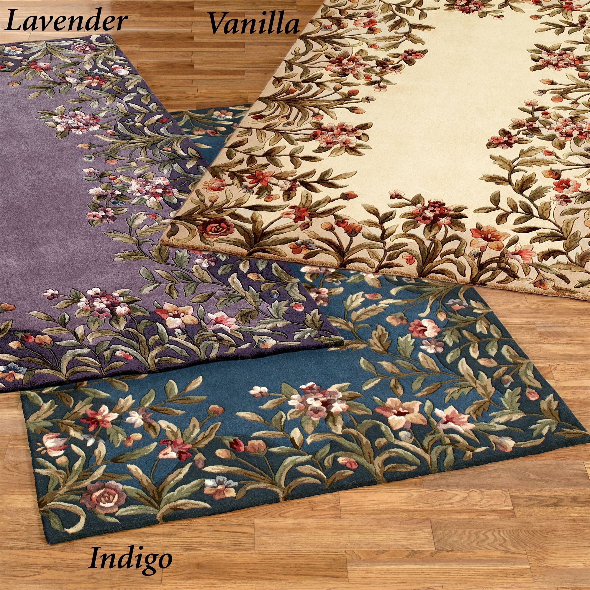 floral rug felisha lavender area rug HRJNGCD