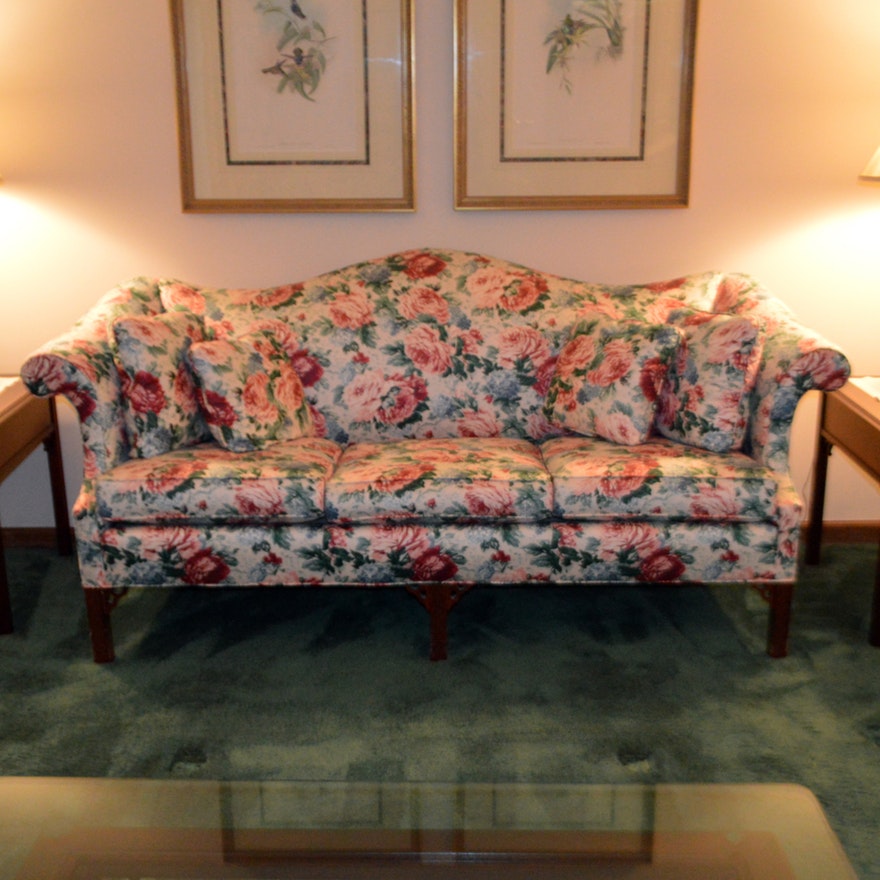 floral sofa and loveseat upholstered floral sofa by pennsylvania house ebth with sofas and loveseats  designs MBZPQZD