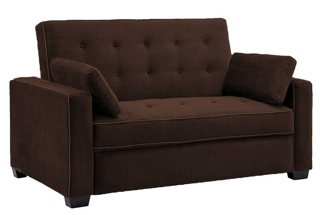 futon sofa jacksonville_modern_convertible_futon_sofa_bed_sleeper_chocolate brown sofa  bed futon couch FMUJPOU