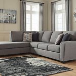 gray sectional couch ... large larusi 2 piece sectional, , rollover EQBXNOI