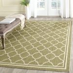 Green area rugs safavieh courtyard collection cy6918-244 green and beige indoor/ outdoor  square area rug VVXYZTP