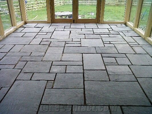 grey slate flooring pattern STNRTKJ