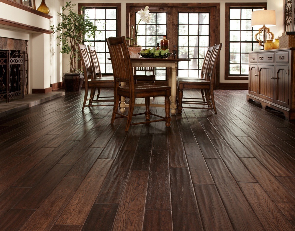 hand scraped hardwood floors dining room with hand scraped hardwood floor LTHQHVT