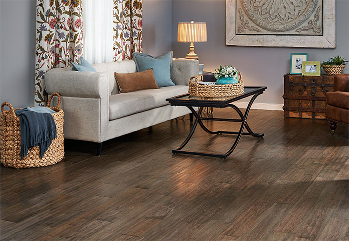 hardwood flooring ideas engineered flooring with an aged look in a living room. WJOZXRJ