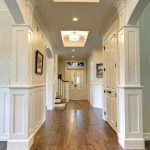 hardwood flooring ideas walnut hardwood floors against white walls and doors - beautiful UVZENYG