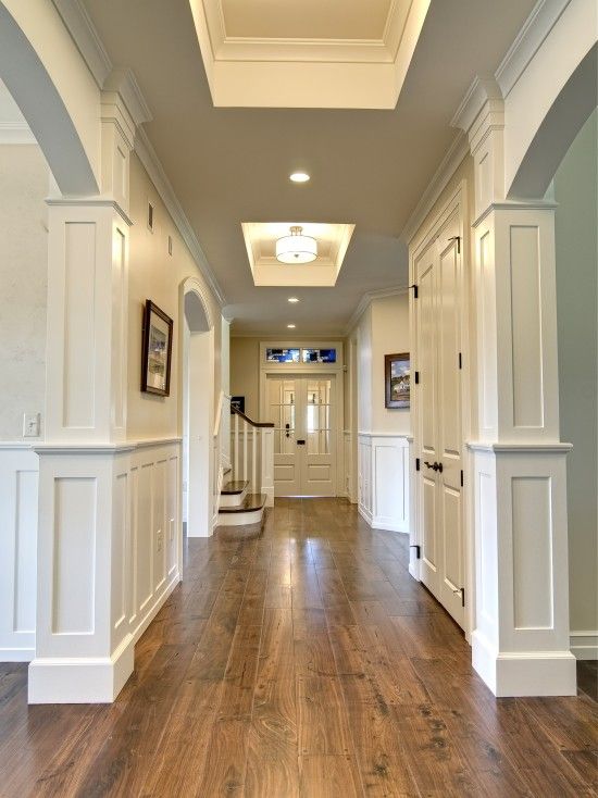 hardwood flooring ideas walnut hardwood floors against white walls and doors - beautiful UVZENYG