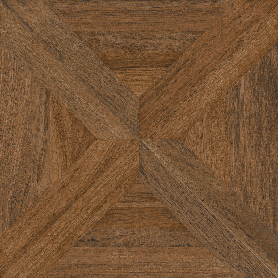 Hardwood tile flooring nitrotile villanova brown wood look ceramic floor tile (common: 17-in x 17 AZDAJWS