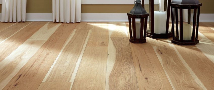 hickory hardwood flooring how to design the perfect hickory wood floor MXBVUWP
