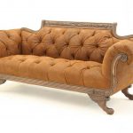 high quality sofa sofa, couch u0026 loveseat duncan phyfe sofa tufted high quality leather YCKKJNW