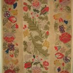 hooked rugs view large image · floral spray floral border antique hooked rug XDFUQYO