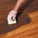 how to refinish hardwood floors - stain KYOGIYI