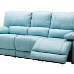 kuka maui light blue reclining sofa leather match VGEWDSC