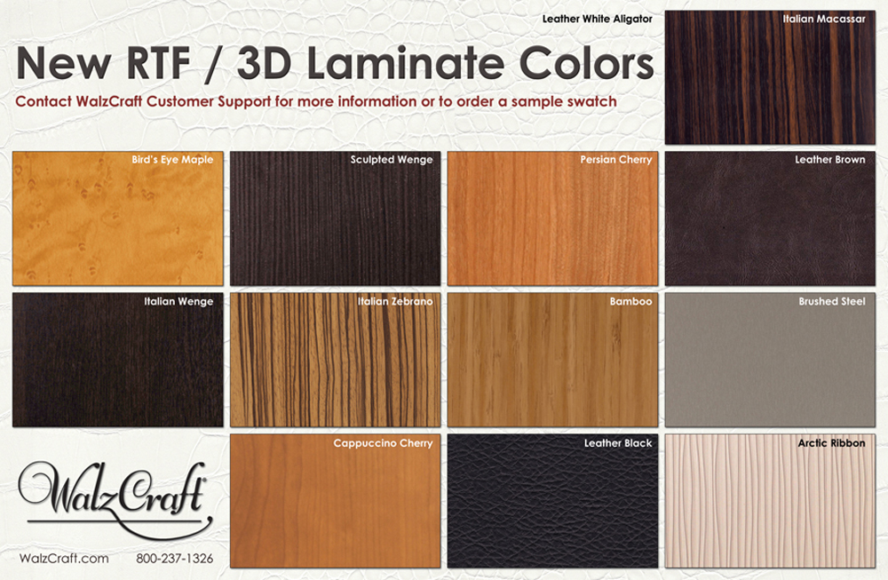 Laminate colors new rtf-3d laminate colors - walzcraft srf3 CFEMHVR