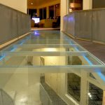 laminated glass floor system ... floor system, each glass, this custom glass sky-bridge is made of OFXYTBU