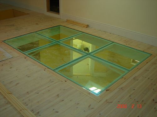 laminated glass floor system glass floors / modular glass blocks systems YWNXHUA