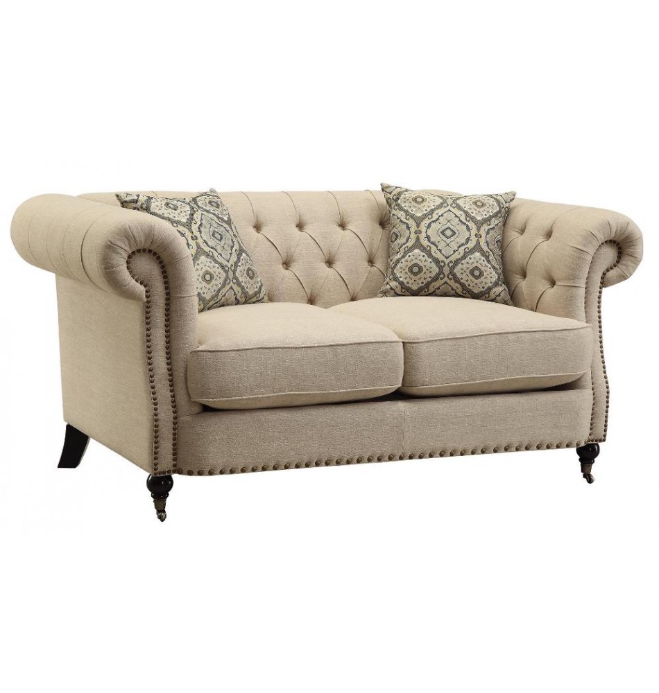 large loveseat loveseat with large rolled arms OOQLVNP