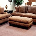 large loveseat ... oversized couch and loveseat rustic brown fabric plus brown box pillow JPMLTNX