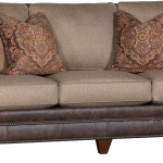 leather fabric sofa bradleyu0027s furniture etc. - mayo leather and fabric sofas VMYRJWJ