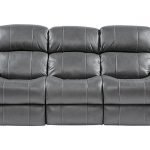 leather reclining sofa trevino smoke leather power reclining sofa FUJGPIC