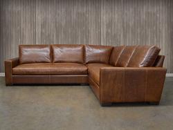 leather sectional sofa braxton mini leather  ODVOVFD