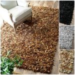 Leather shag rugs get quotations · nuloom handmade alexa premium leather shag rug (3u00276 x ... EFIPDZB