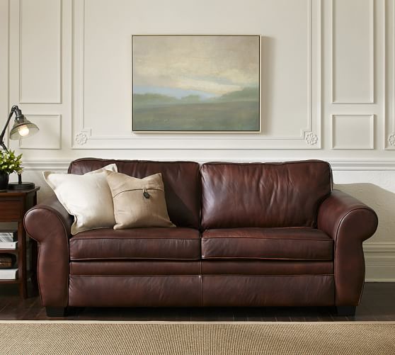 leather sleeper sofa start 360° product viewer TVXZXZM