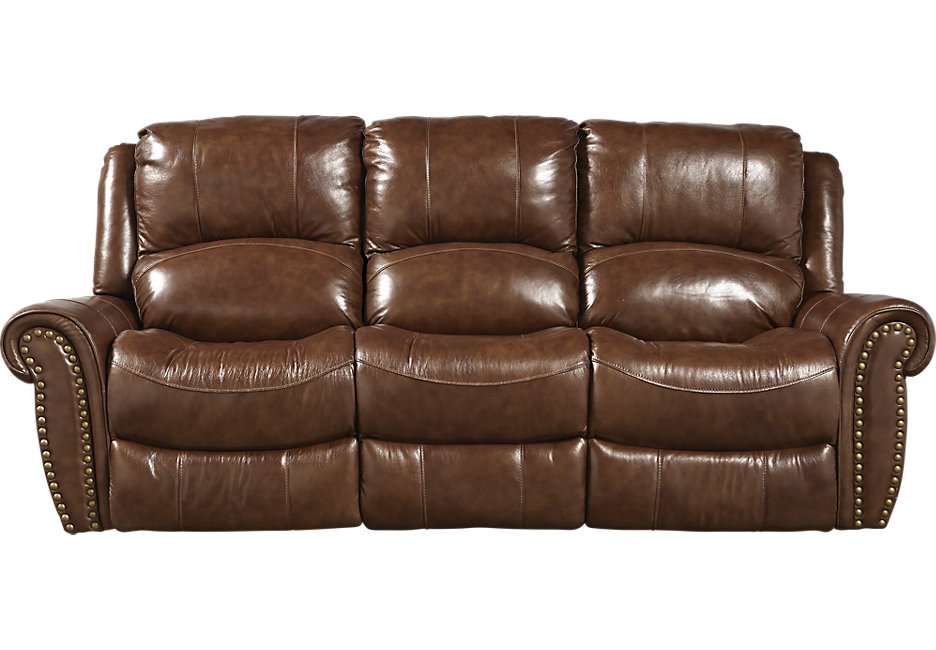 leather sofa abruzzo brown leather reclining sofa MJEUQOE