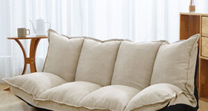 linen fabric upholstery adjustable floor sofa bed lounge sofa bed floor  lazy URZZDWN