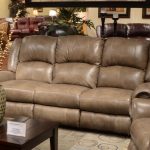 livingston power leather reclining sofa with drop down table by catnapper - CUOTTPK