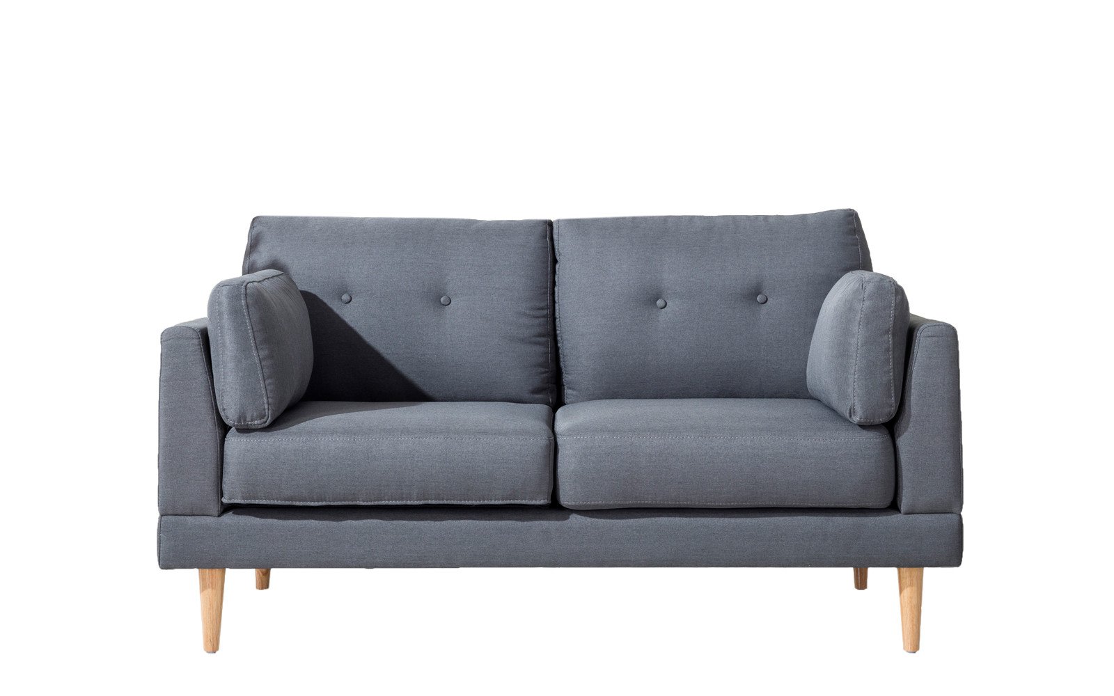 Love seat sofa ian mid century modern loveseat in dark grey ... WLJBBLB