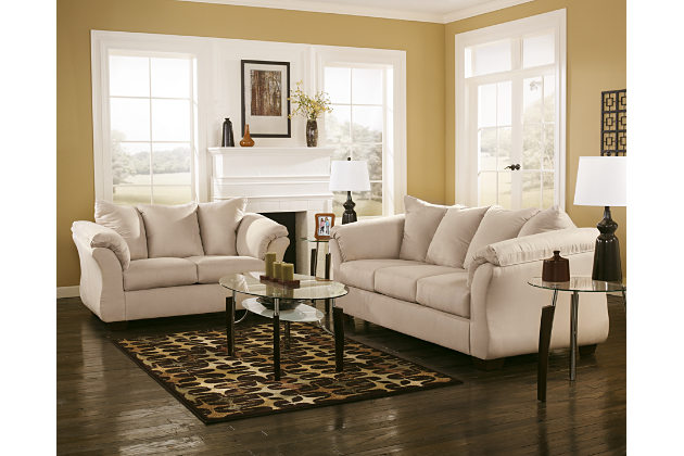 loveseat and sofa ... darcy sofa and loveseat, stone, large ... WWWEFEQ