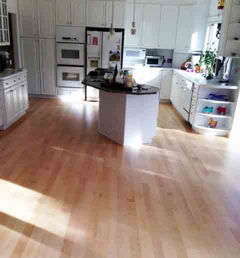 maple floors refinished maple hardwood floors throughout kitchen u0026 family rooms VUHWDLR