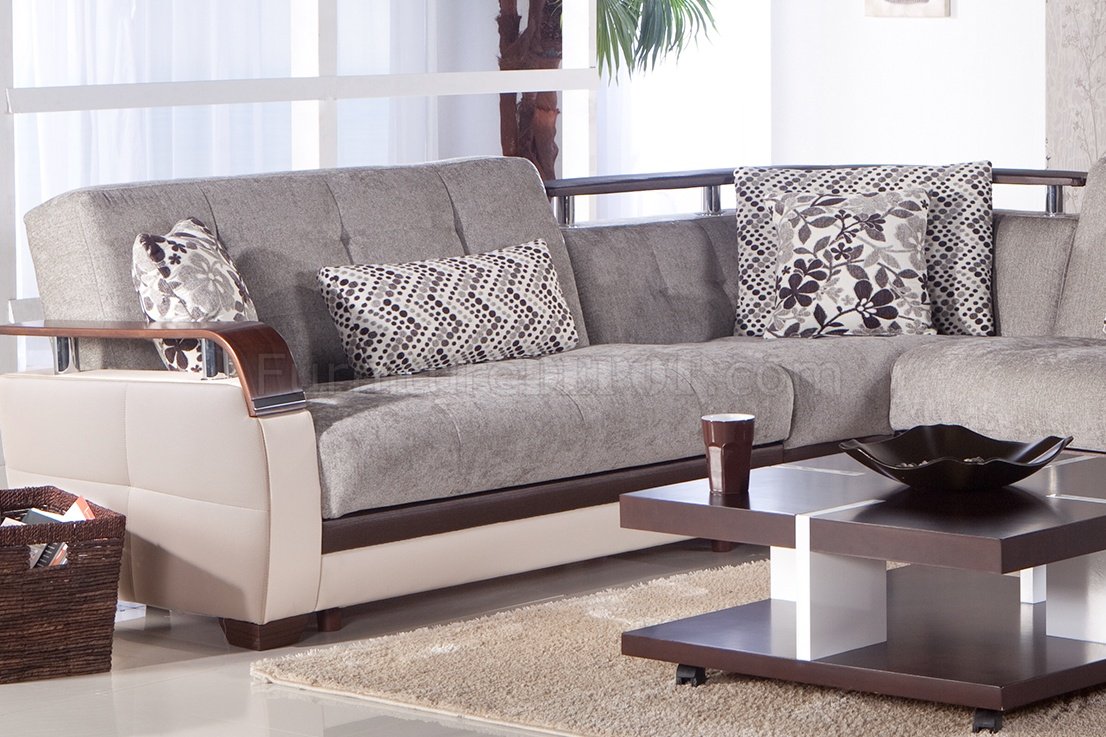 microfiber sectional sofa natural valencia gray sectional sofa by istikbal w/options WHXZQOG