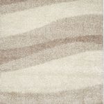 Modern carpets contemporary modern shag ivory beige area rug waves shaggy floor décor  carpet FHQSMXP
