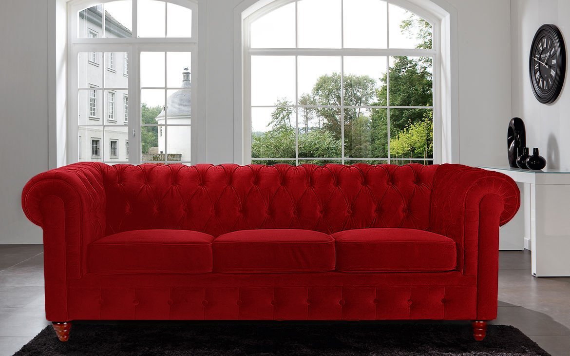 modern red couch amazon.com: divano roma furniture velvet scroll arm tufted button  chesterfield style sofa, RHZSYPD