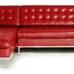modern red couch kardiel modern red leather sectional sofa EIIMQOA