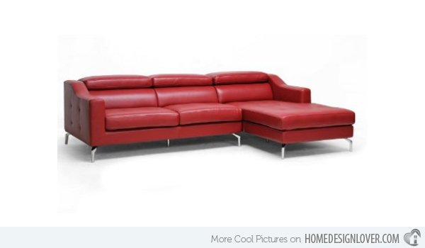 modern red couch lounge design OSLEPXG