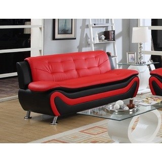 modern red couch roselia relaxing contemporary modern style sofa, black red EJZXKPK