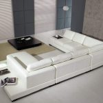 new modern couches amazon.com: modern leather 5 piece sectional sofa in white: kitchen u0026 dining JYGITIR