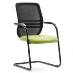 office chairs without wheels pledge office bass mesh back green cantilever office chair LAUDRAQ