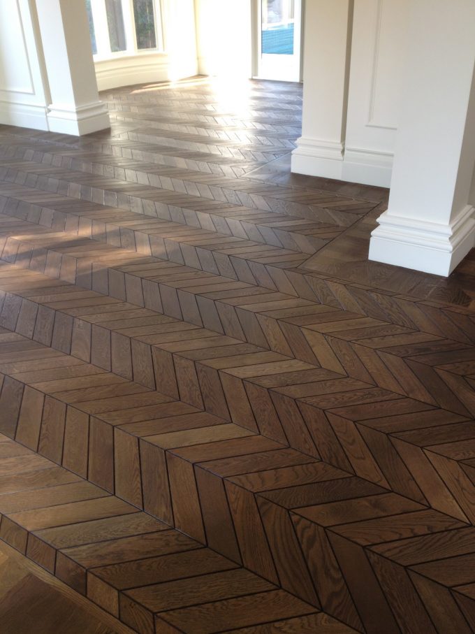 parkay flooring diy peel n stick flooring herringbone pattern stained parkay floors BRSHKQI