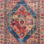 Persian area rugs 2065 multi-color colorful distressed persian area rugs XXXGZMD