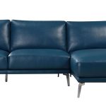 phoenix modern blue bonded leather sectional sofa MIOZIYS