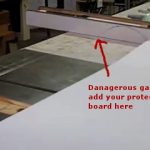Plastic laminate sheets cutting formica sheets on a table saw PZGGLIO