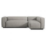 previous image cleon small sectional sofa - tait charcoal ... PVTNPCF