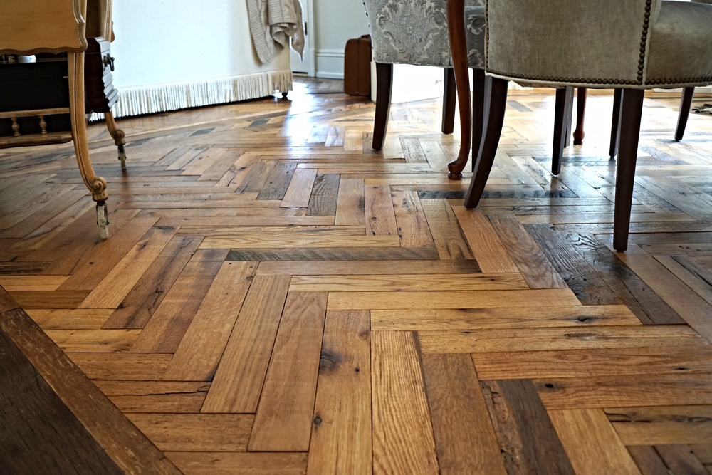 Advantages to using reclaimed wood
  flooring