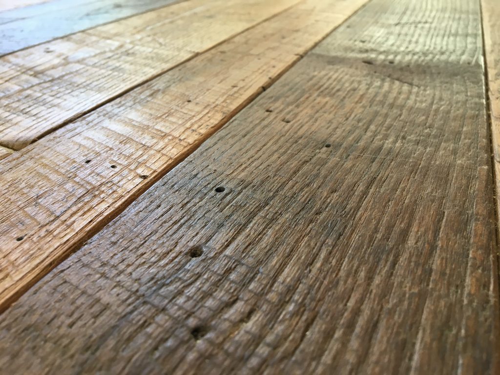 reclaimed wood flooring thickness ... BDDVGEA