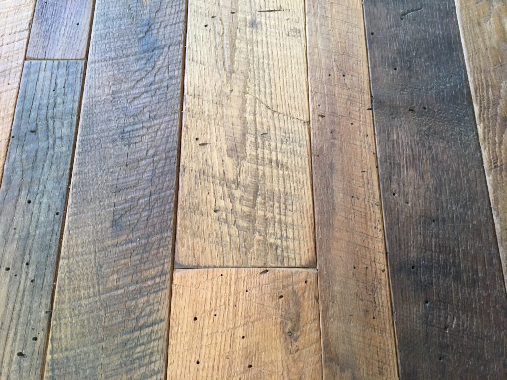 reclaimed wood flooring thickness ... EGFQXCO