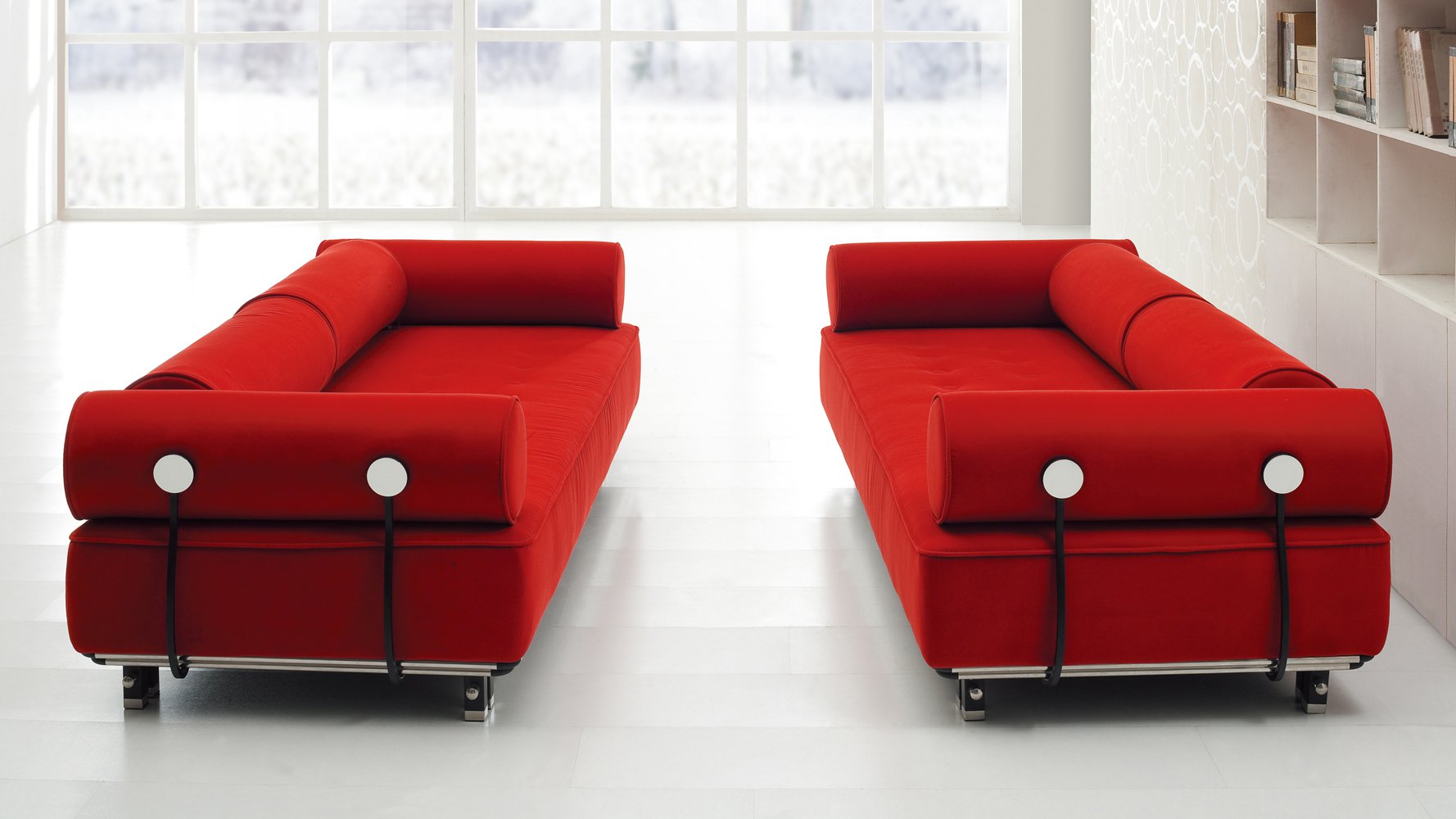 red sofas carrera modern fabric sofa - red | zuri furniture YISZFJG