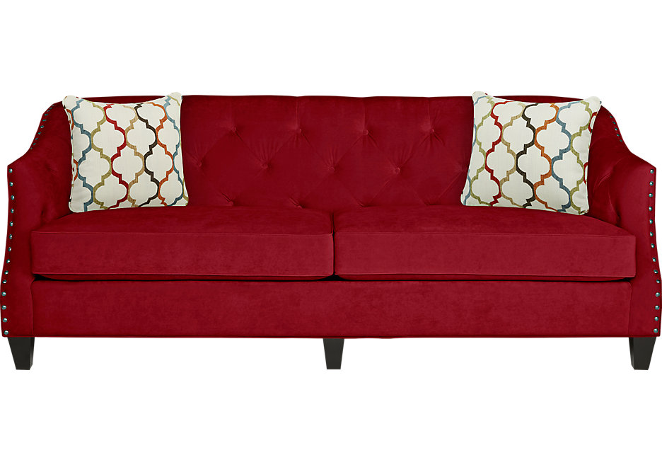 red sofas monaco court scarlet sofa GVZLJKG